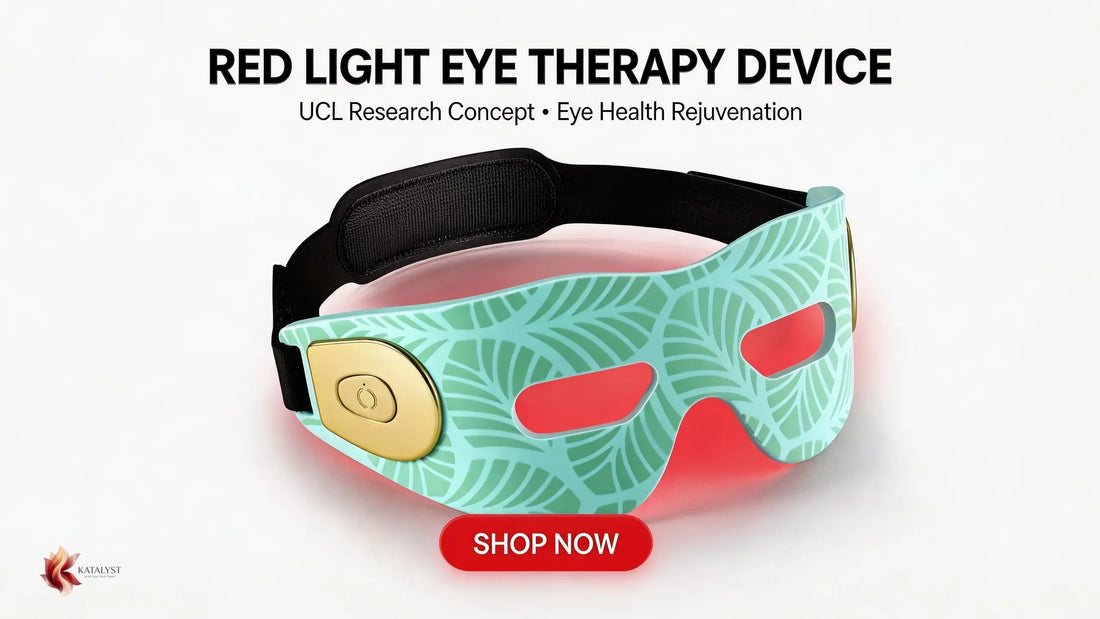 KATALYST red light therapy for age-related blurry vision — UCL Professor Glen Jeffery study in Scientific Reports on 670nm deep red light retina recharge