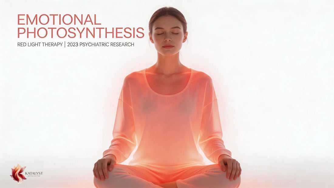 KATALYST red light therapy for mood support — Frontiers in Psychiatry 2023 clinical research on transcranial photobiomodulation for emotional wellness