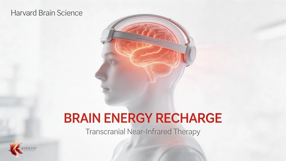 KATALYST transcranial red light therapy for brain clarity and cognitive wellness — Harvard research on photobiomodulation for focus, mental sharpness, and everyday cognitive support