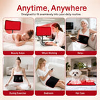 Katalyst 2-in-1 Red Light Therapy Lamp — Desktop + Wearable Belt, 3 Modes