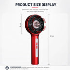 Katalyst S18 Red Light Hair Care Comb — 3 Lights, 5 Kneading Heads, Dual Angle