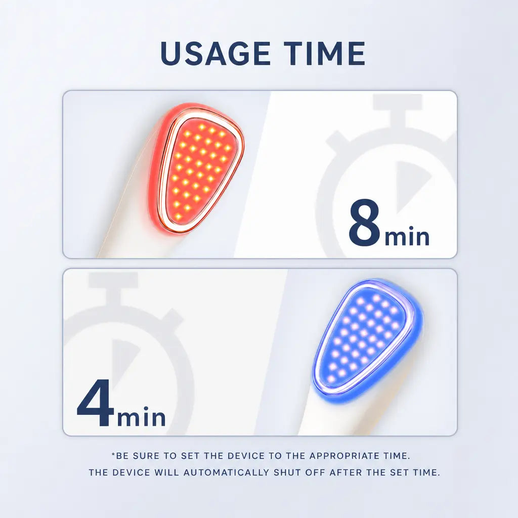Katalyst F3 Photon LED Beauty Wand — Red + Blue Light, Ultrasonic