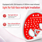 Katalyst LED Face & Neck Mask — 204 LEDs, 633nm + 850nm, 3 Energy Levels