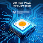 Katalyst LED Face & Neck Mask — 204 LEDs, 633nm + 850nm, 3 Energy Levels