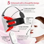 Katalyst LED Face & Neck Mask — 204 LEDs, 633nm + 850nm, 3 Energy Levels