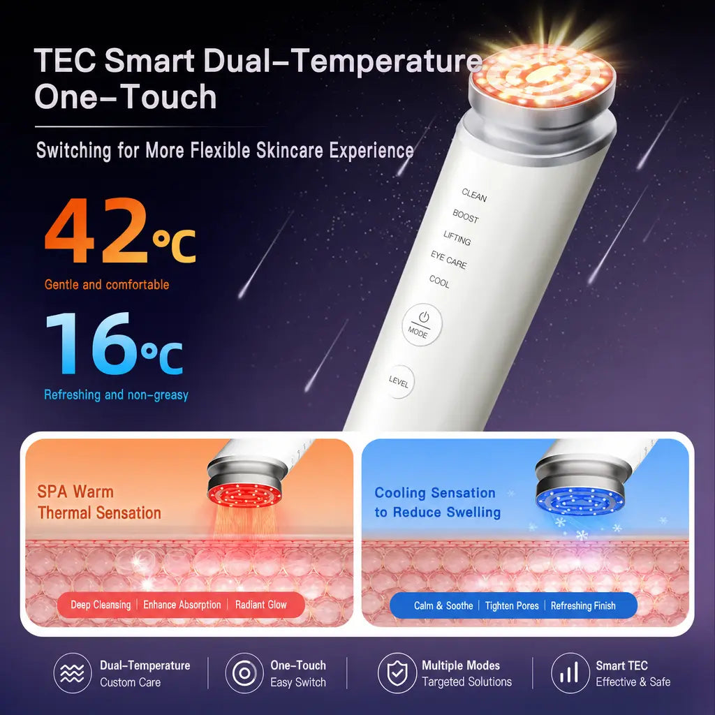 Katalyst M4 Smart Dual-Temp RF Beauty Device — RF + LED + EMS, IPX7