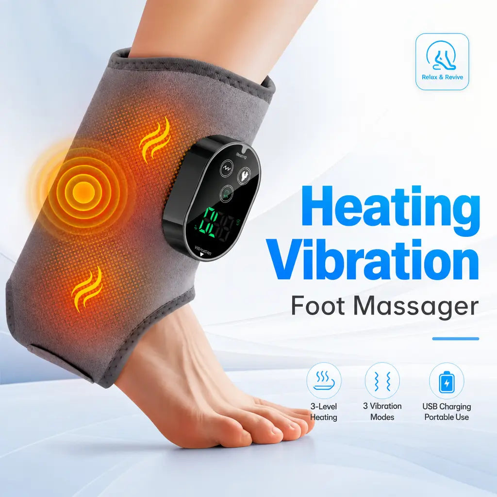 Katalyst Cordless Red Light Ankle Brace — 40 LEDs, Heat & Vibration