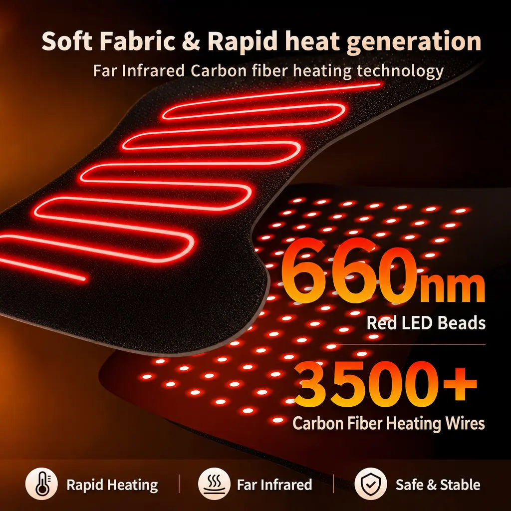 Katalyst Cordless Hip & Thigh Therapy Wrap — Red Light + Heat + Vibration