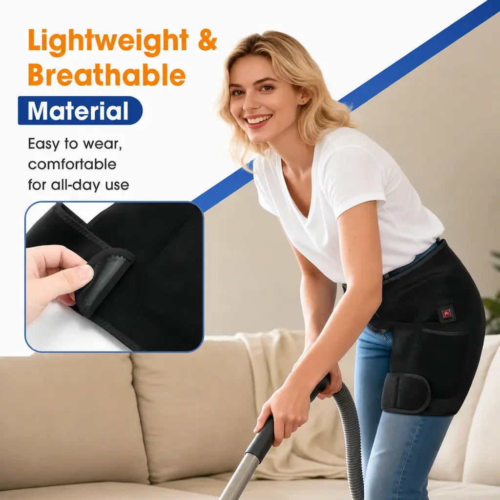 Katalyst Cordless Hip & Thigh Therapy Wrap — Red Light + Heat + Vibration