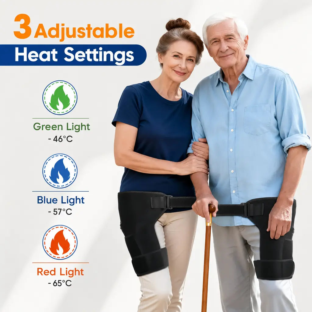 Katalyst Cordless Hip & Thigh Therapy Wrap — Red Light + Heat + Vibration