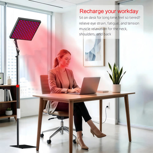 45W Red Light Therapy Lamp with Stand | 660nm & 850nm Infrared Light (Remote Control)