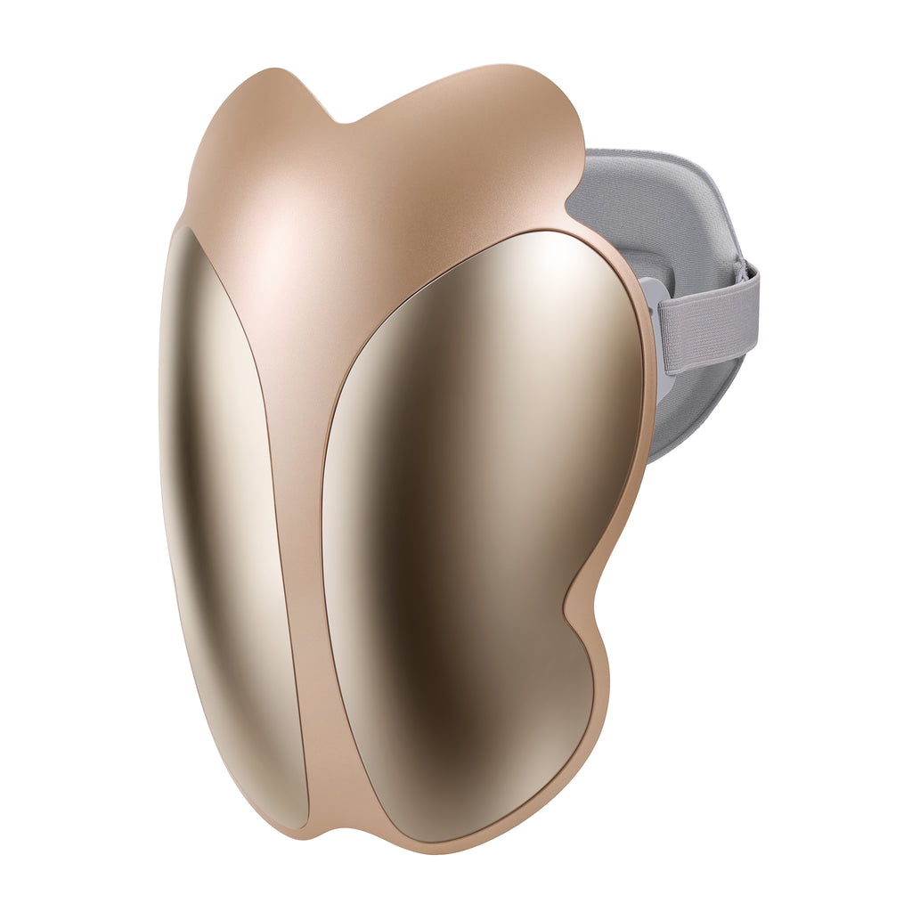 KATALYST Aurora Butterfly LED Mask in elegant rose gold finish, butterfly silhouette, premium device for at-home LED wellness