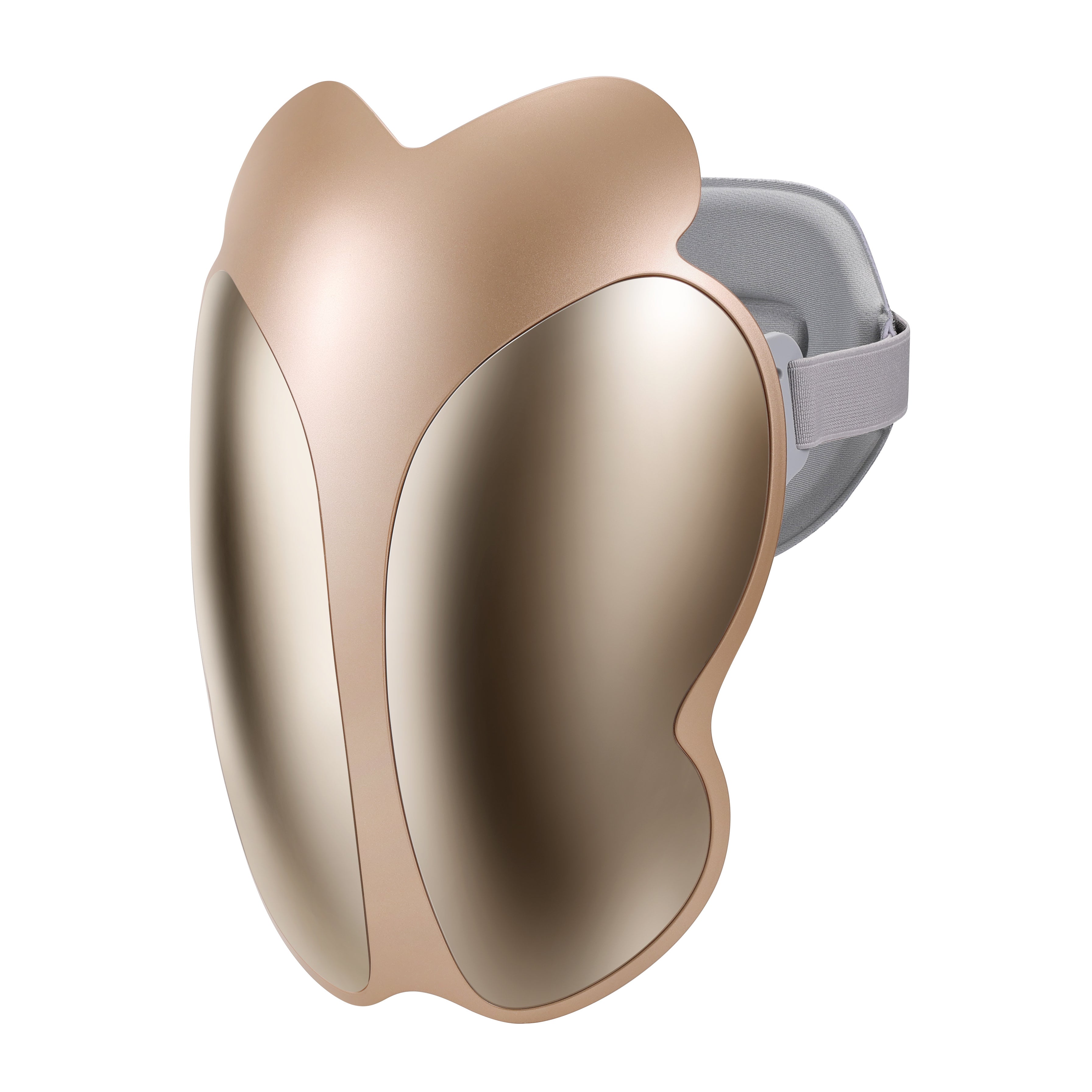 KATALYST Aurora Butterfly LED Mask in elegant rose gold finish, butterfly silhouette, premium device for at-home LED wellness