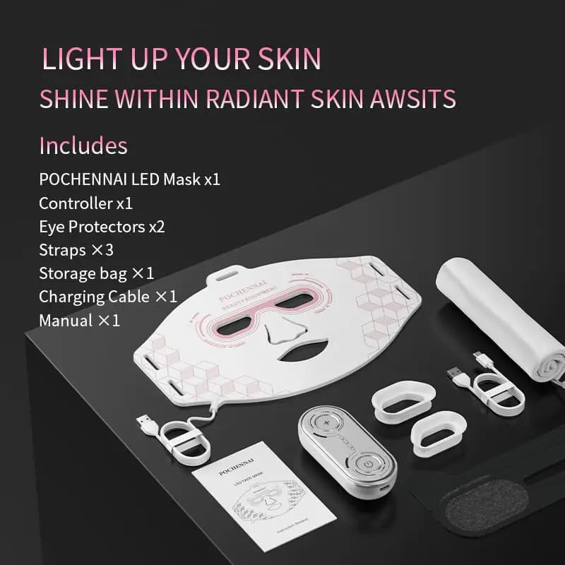 Katalyst LED Therapy Mask 288 LEDs - controls and settings