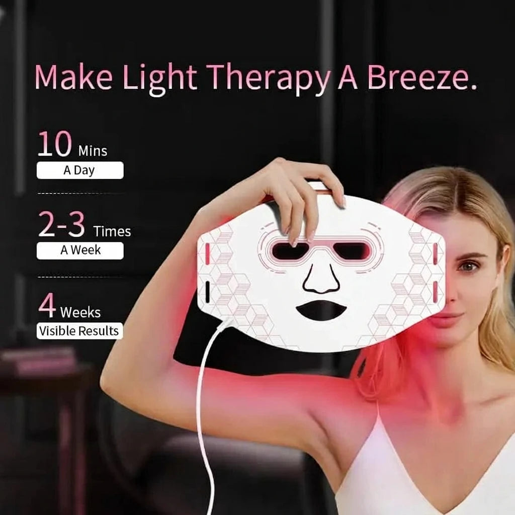 KATALYST LuminaRed Ultra LED Mask — easy 10-minute wellness routine 2 to 3 times per week