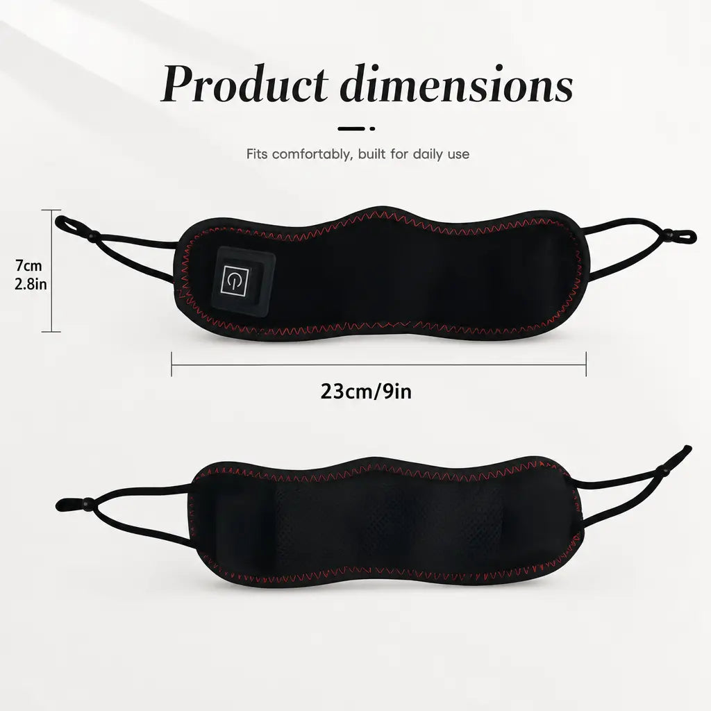 KATALYST Cordless Red Light Nasal Mask packaging view showing the box, USB-C cable, and user manual guide.